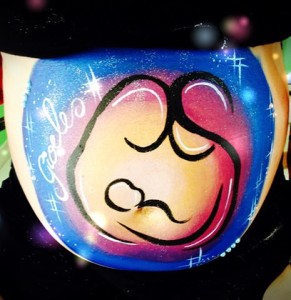 belly painting Roma
