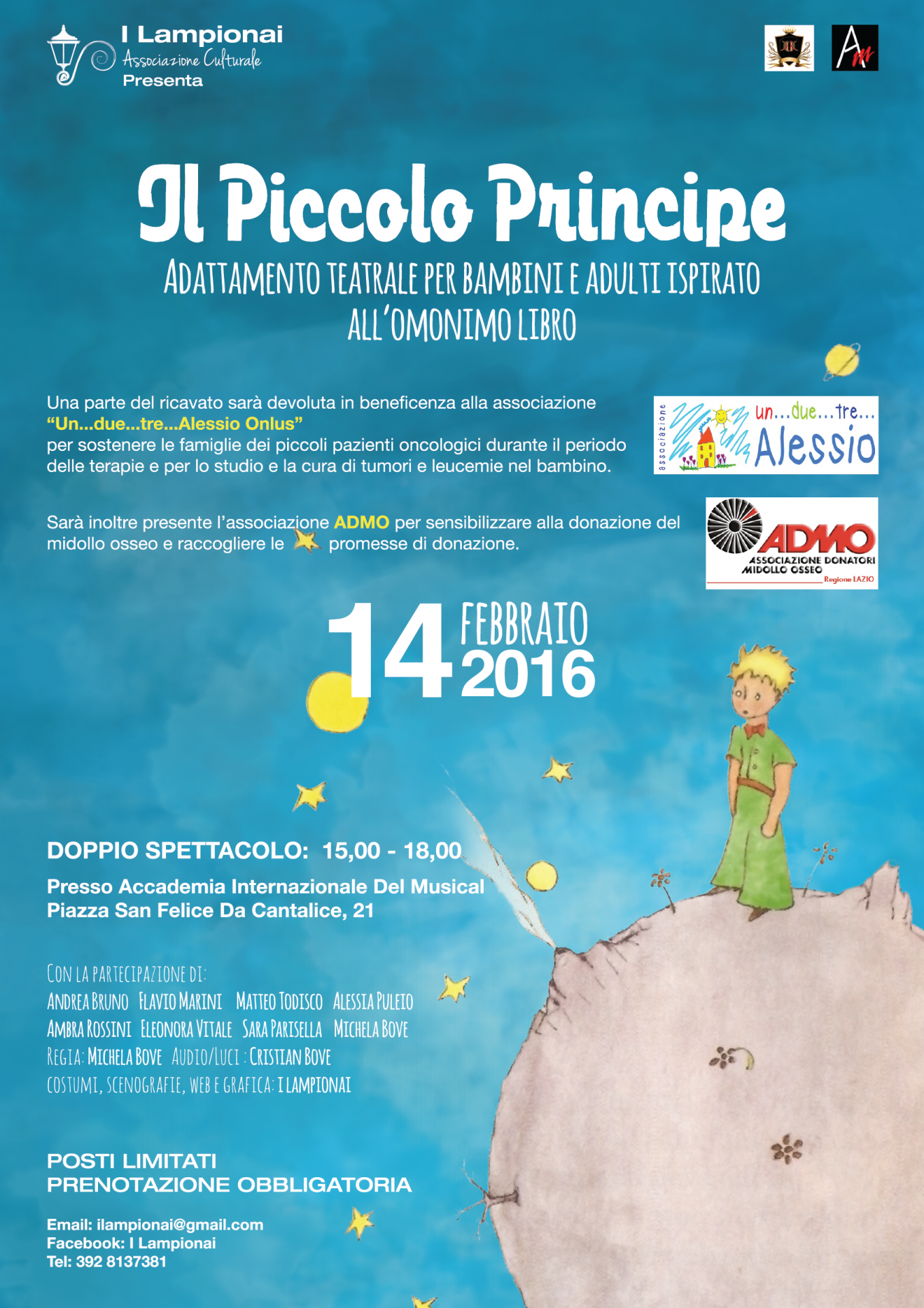 Il Piccolo Principe – 14 Febbraio 2016