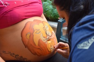 belly painting Roma
